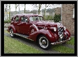 Buick Roadmaster, Samochód Zabytkowy, Bordowy